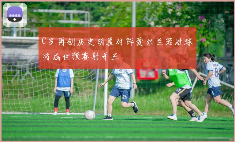 C罗再创历史明晨对阵爱尔兰若进球将成世预赛射手王